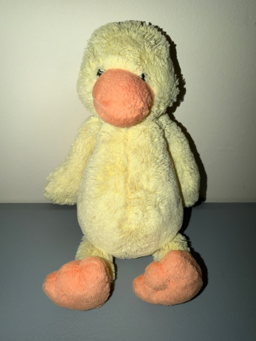 *RETIRED*Jellycat “Bashful Duck”with Orange Beak and Feet